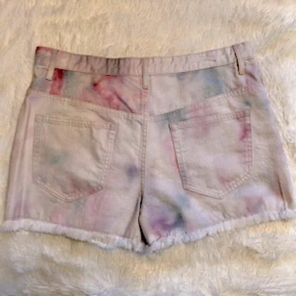 “NEW” Isabel Marant Étoile Lesiabb Tie-Dye Denim Short - Picture 4 of 7